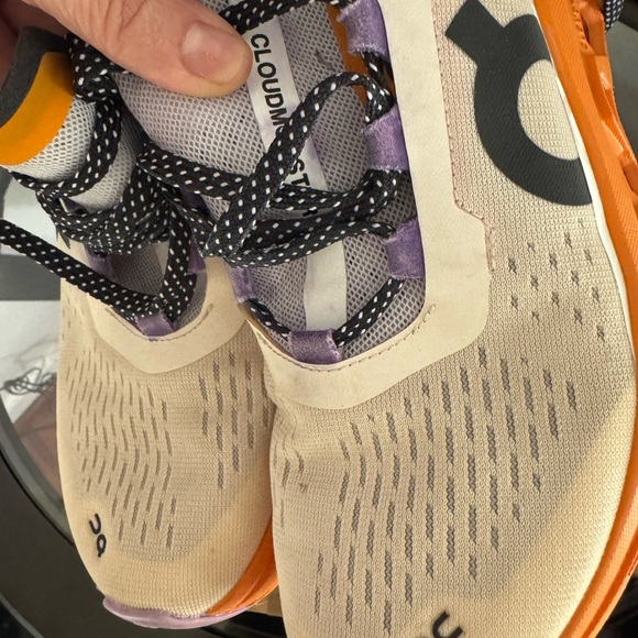 On Running Cloudmonster Sneakers in Fawn/Tumeric - Picture 10 of 13